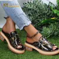 【CW】 Woman Walking Shoes Rivets Ladies Female Slingbacks Sandals Platform Women 39;s Flip Flops