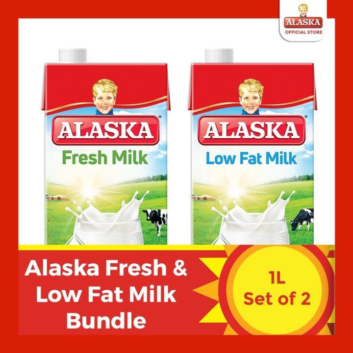 Alaska Fresh Milk 1L Alaska Low Fat Milk 1L Lazada PH