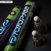 ALP TP 1224pcs Badminton Shuttles Black Goose Board Feather Flying Stability Durable Shuttle Ball Jianzi Kawasaki