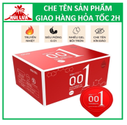 Bao cao su OLO 0.01 Đỏ Siêu mỏng, Siêu truyền nhiệt Tăng cảm giác