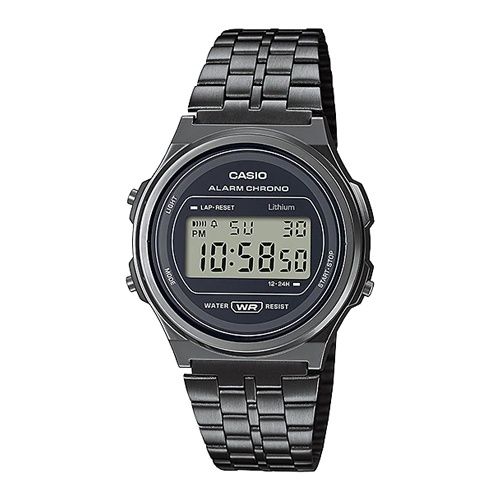 สินค้าขายดี-คาสิโอ-นาฬิกาข้อมือผู้ชาย-รุ่น-a171wegg-1a-นาฬิกาสายสแตนเลส-digital-พร้อมกล่อง-มีประกัน-1ปี