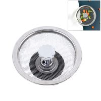 1PCS Stainless Steel Sink Filter Waste Disposer Outfall Mesh Strainer Sewer Outfall bathroom Hair Stopper Kitchen Tools Dishracks Sink accessories