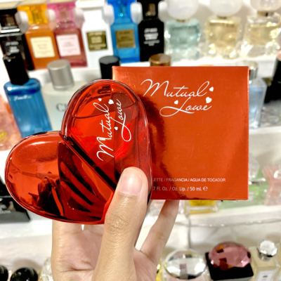 Mutual Love  50 มล. น้ำหอมผู้หญิง รูปหัวใจสีแดง กลิ่น Fruity-Woddy พร้อมส่ง