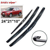 Wiper Front &amp; Rear Wiper Blades Set For Mitsubishi ASX Outlander Sport RVR 2010 - 2022 Windshield Windscreen 24"+21"+10"