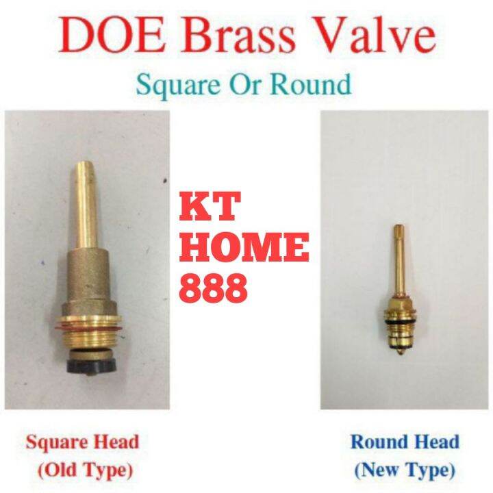 DOE Brand Inlet Brass Valve Jumbo Valve For Conceal Stopcock(Round or ...