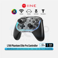 IINE L769 Phantom Elite Pro Controller for Switch / Android / iOS / Steam / PC จอยเกมส์ จอยคอนโทรลเลอร์ จอยสติ๊ก จอยมีไฟ #Qoomart