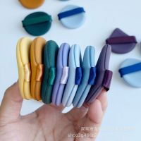 7Pcs Triangle Velvet Powder Puff Pizza Flours Mini Face Makeup sponge Cosmetics Washable Lightweight Makeup Puff Tools