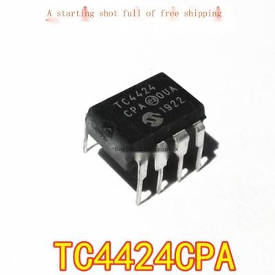 10ชิ้นนำเข้า TC4424CPA DIP-8 In-Line Dual พลังงานความเร็วสูง MOSFET ไดร์เวอร์ TC4424EPA