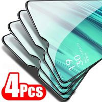 （ATG）4Pcs Full CoverForRedmi Note 7 8 9 109A 9T Glass Screen Protector ฟิล์ม ForX3F3Glass