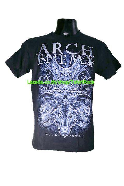 เสื้อวง-arch-enemy-อาร์ช-เอเนมี่-ไซส์ยุโรป-เสื้อยืดวงดนตรีร็อค-เสื้อร็อค-aem1717-ถ่ายจากของจริง