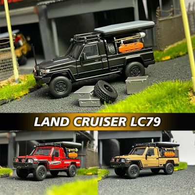 Autobots Models 1:64 LAND CRUISER LC97 Heavy Modification Adventure Diecast Diorama Car Model Collection Miniature Carros Toys