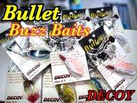 เหยื่อปลอม Bullet Buzz Baits บัสเบท บุลเล็ท ใช้ตกปลาช่อน ชะโด กระสูบ **เบ็ดดิคอย** น้ำหนัก 23 g.