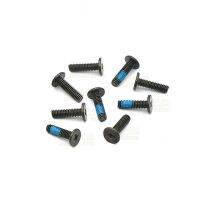 Limited Time Discounts M2*2.2/3/4/5 Flat Thin Head Phillips Machine Screw Wafer Head Screws Steel Black Zinc With Nylok Patch