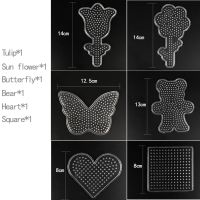 5mm Hama Bead Pegboard Perler Fuse Iron Beads Tool Butterfly bear Various styles Puzzle Template for Creative Educational Toys