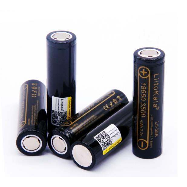 LiitoKala Lii-35A 18650 3500mAh 3.7V Li-Ion Rechargeable Battery 10A ...