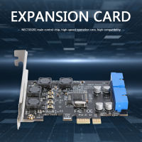 ด้านหน้า PCI-E ถึง1920 Pin Header Adapter USB 3.0 PCI Express Expansion Module