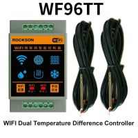 WIFI Tuya Remote Dual Channel Temperature Controller Intelligent Heating and Cooling Temp Difference Control Alarm Switch