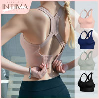 INTIMA 2023สปอร์ตบราสำหรับผู้หญิงยกทรงออกกำลังกายเล่นฟิตเนสแบบไร้รอยต่อยกทรงเล่นกีฬาผู้หญิงวิดพื้นสำหรับผู้หญิงชุดชั้นในไร้สายชุดชั้นในเด็กผู้หญิง40-75กก.