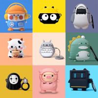 Cute Cartoon Totoro Earphone Case for Airpods Case Wireless Bluetooth Headphones Case for Airpods Pro Protective Charging Cover Headphones Accessories