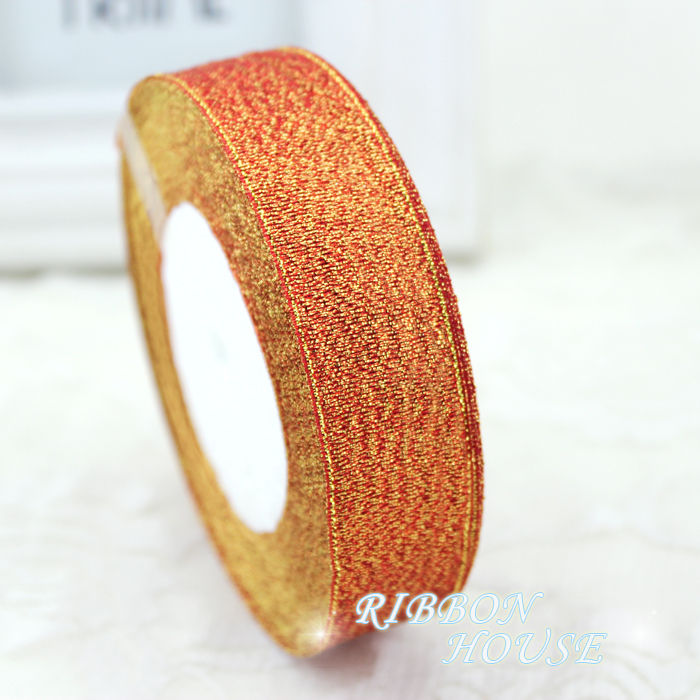 25-yardsroll-1-25mm-orange-red-metallic-glitter-ribbon-colorful-gift-package-ribbons-wholesale