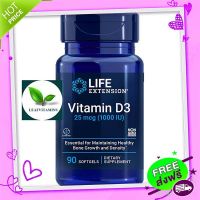 Free and Fast Delivery Life Extension Vitamin D3 25 MCG (1000 IU) / 90 Softgels