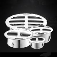 Stainless Steel Floor Drains Round Anti-blocking Filter Cover Rain Water Strainer Stopper Outdoor Bathroom Hardware Accessories  by Hs2023