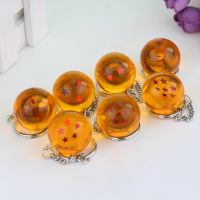 1-7 Stars Goku Star Spherical Keychain for Women Men Keyring Jewelry