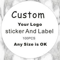 2-7CM custom logo sticker custom labelwedding sticker design baking gift sticker of your own company name