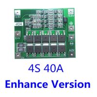 4S 40a ลิเธียมไอออนแผ่นป้องกัน18650ที่ชาร์จ Pcb Bms สำหรับเจาะมอเตอร์14.8V 16.8V เพิ่ม/สมดุล