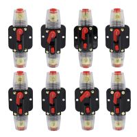 40A 50A 60A 80A 100A 125A 150A DC12-42V Resettable Circuit Breaker Resettable Fuse Insurance for Solar Photovoltaic Connector Breakers Load Centers  F