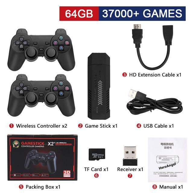 yp-new-video-game-console-output-gametick-emuelec-2-4g-controller-psp-ps1-40-simulator