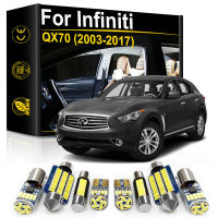 สำหรับ Infiniti FX35 FX37 FX45 FX50 QX4 1997 2000 2013 2014 2015 2016 2017ไฟภายในรถ LED อุปกรณ์เสริม Canbus โคมไฟ