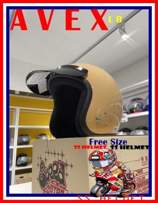 #หมวกกันน็อค Avex Model LB แบบเปิดหน้า สวมใส่ง่าย สำหรับสายชิว การขับขี่ที่ปลอดภัยคือของขวัญที่ดีที่สุดด้วยมาตราฐาน มอก.