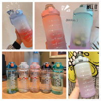 ?พร้อมส่งทันที  กระบอกน้ำ กระติกน้ำ ขนาดใหญ่พิเศษ 2 ลิตร Water Bottle , Flask Extra 2 Litre ขวดน้ำขนาดพกพา 2000ml มีสเกลวัดปริมาตรน้ำ