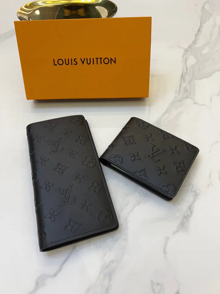 Gift box）Luxury Louis Women's Wallet Card Bag Handbag, Multi Pocket Cowhide  Fashion Wallet # 0231