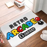 Space Invaders Anime Bathroom Non-Slip Carpet Retro Arcade Game Merch Bedroom Mat Entrance Door Doormat Floor Decoration Rug