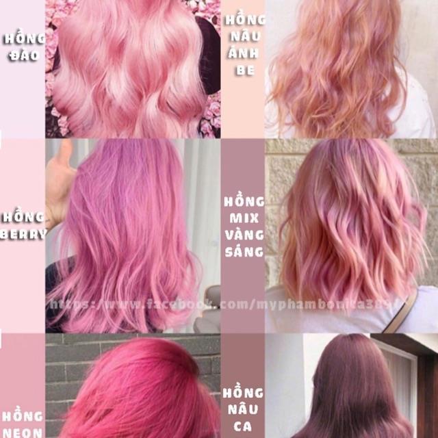 Thuốc nhuộm tóc tone hồng là sự lựa chọn hoàn hảo cho những cô nàng yêu thích phong cách ngọt ngào, dịu dàng nhưng không kém phần cá tính. Với tone hồng nhẹ nhàng, sắc sảo, tóc của bạn sẽ trở nên nổi bật và thu hút ánh nhìn. Hãy xem hình ảnh liên quan đến thuốc nhuộm tóc tone hồng để tìm kiếm đúng tone mà bạn yêu thích.