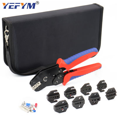 YEFYM SN-48BS2549 Crimping Tools For XH2.54 Tab2.8 4.8 6.3 TubularInsulated Terminals With 8 Jaw Kit Electrical Pliers