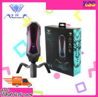 ไมค์เกมมิ่ง ไมค์คอมพิวเตอร์ AULA T1 Gaming Microphone RGB Black USB Plug รับประกัน 2 ปี