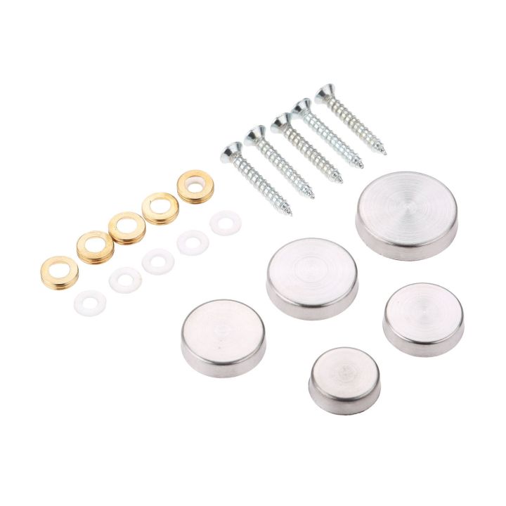 dreld-20pcs-stainless-steel-decorative-mirror-screw-cap-nails-screw-covers-fasteners-hooks-furniture-hardware-16-18-20-22-25mm