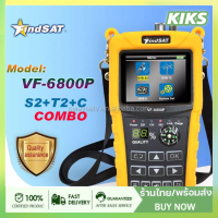 เครื่องวัดดาวเทียม ชุดรับสัญญาณดาวเทียม FINDSAT HD VF-6800P พร้อมโปรแกรมค้นหาช่องรายการปี 2023 คมชัดสูง แม่เหล็กแรง - ชมทีวีได้อย่างสะดวกสบาย