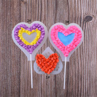 Cake Mold Chocolate Mold DIY Cooking DecoratingTools Heart Lollipop Silicone Mold Chewing Gum Mold
