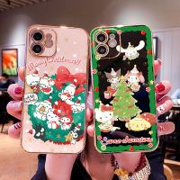 เคสนิ่มม้วนซินนามอนน่ารักสำหรับ Redmi Note 11 Pro 5G 11S 4G เคสนิ่มลายเมโลดี้เมโลดี้สำหรับเทศกาลคริสต์มาส