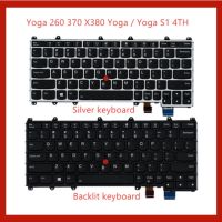 brand new Original US English Backlit keyboard For Lenovo ThinkPad Yoga 260 370 X380 Yoga / Yoga S1 4TH 01HW575 01HW615 01HX100 01HW655