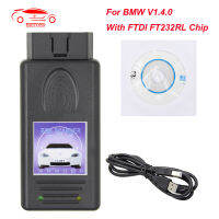 สำหรับ BMW V1.4.0ปลดล็อค OBD2สแกนเนอร์สำหรับ BMW สแกนเนอร์1.4.0 FTDI FT232RL ชิปรถยนต์วินิจฉัยเครื่องมืออัตโนมัติดำเนินการ Ikelcm Ews