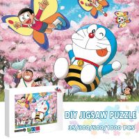 1000 Pieces Japanese Cartoon Anime Diy Wooden Puzzle Doraemon Assembled Jigsaw Puzzle Educational Decompressing Toys Kids Gifts