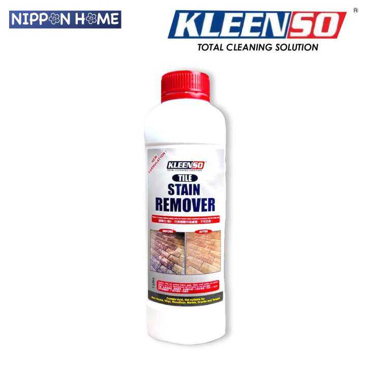 [ Household ] KLEENSO Tile Stain Remover 1 Litre Lazada Singapore