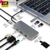 ANMARKOHG ตัวแยก USB หลายพอร์ต3.0แท่นวางมือถือชนิด-C USB ฮับ C 4K HDMI PD Charge