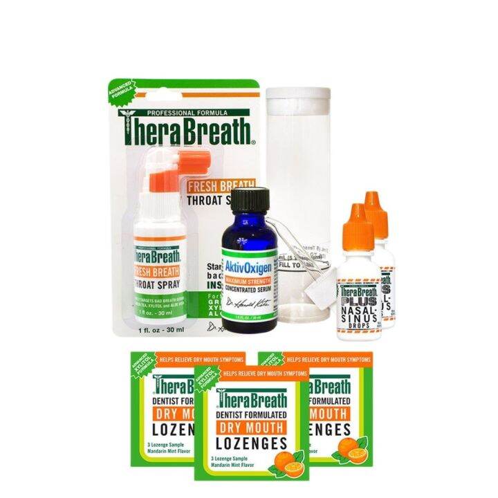TheraBreath, Sinus Drops, Aktivoxigen, Tonsil Stones Treatment Kit, 5