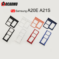 Untuk A21S Samsung Galaxy A217F A20E A202 A202F A202DS สองซิมช่องเสียบบัตร Dulang Pemegang Kad Sim Pembaca Soket Penggantian Agbahian